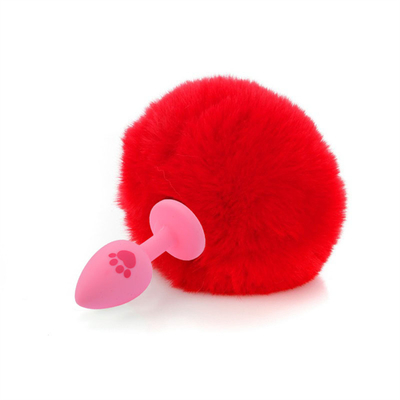 Anal Plug Ekor Produk Seks Masturbasi Wanita Pribadi Mainan Silicone Anal Plug