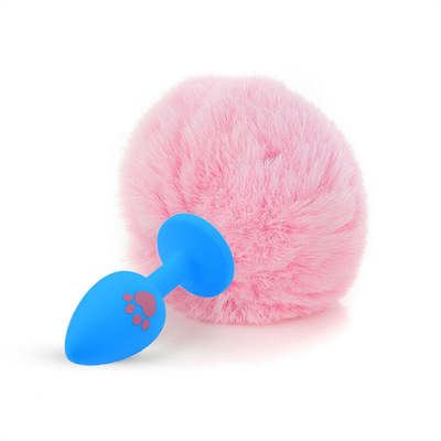Anal Plug Ekor Produk Seks Masturbasi Wanita Pribadi Mainan Silicone Anal Plug