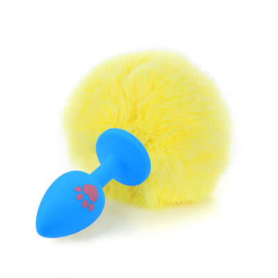 Anal Plug Ekor Produk Seks Masturbasi Wanita Pribadi Mainan Silicone Anal Plug