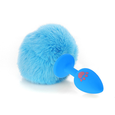 Anal Plug Ekor Produk Seks Masturbasi Wanita Pribadi Mainan Silicone Anal Plug