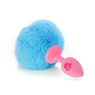 Anal Plug Ekor Produk Seks Masturbasi Wanita Pribadi Mainan Silicone Anal Plug