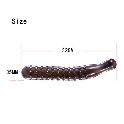 Hot Sale Sayuran Buah Kristal Dildo Anal Plug Vagina Klitoris Pijat Mainan Seks untuk Masturbasi Wanita
