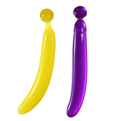 Hot Sale Sayuran Buah Kristal Dildo Anal Plug Vagina Klitoris Pijat Mainan Seks untuk Masturbasi Wanita