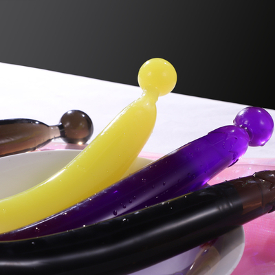 Hot Sale Sayuran Buah Kristal Dildo Anal Plug Vagina Klitoris Pijat Mainan Seks untuk Masturbasi Wanita