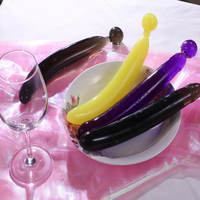 Hot Sale Sayuran Buah Kristal Dildo Anal Plug Vagina Klitoris Pijat Mainan Seks untuk Masturbasi Wanita