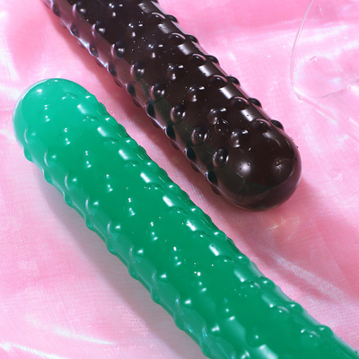 Hot Sale Sayuran Buah Kristal Dildo Anal Plug Vagina Klitoris Pijat Mainan Seks untuk Masturbasi Wanita