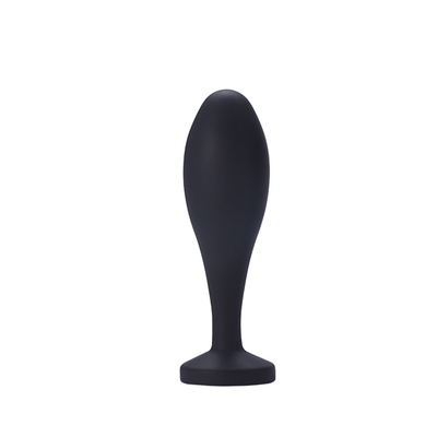 Drop Shipping Silicone Anal Sex Toys Desain Tetesan Air Hitam Anal Massager Butt Plug Anal Plug Set