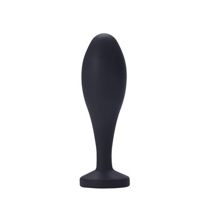 Drop Shipping Silicone Anal Sex Toys Desain Tetesan Air Hitam Anal Massager Butt Plug Anal Plug Set