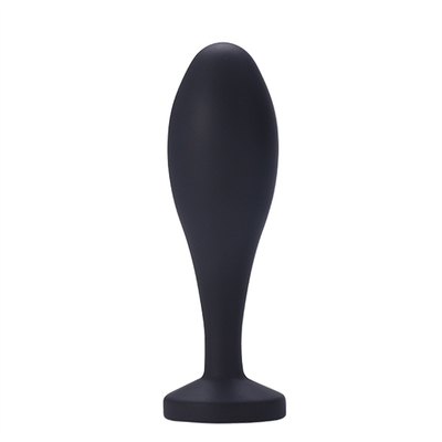 Drop Shipping Silicone Anal Sex Toys Desain Tetesan Air Hitam Anal Massager Butt Plug Anal Plug Set