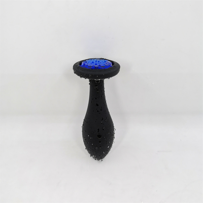 Drop Shipping Silicone Anal Sex Toys Desain Tetesan Air Hitam Anal Massager Butt Plug Anal Plug Set