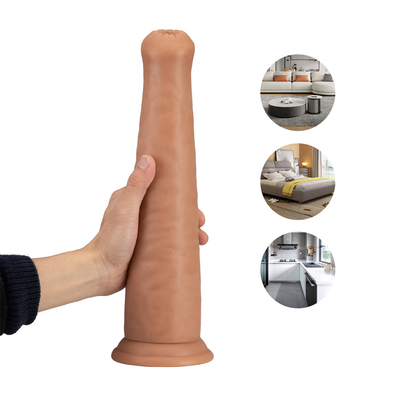 Tepat besar besar dildo besar penis hewan hidung gajah anal mainan seks untuk unisex wanita dewasa masturbasi pasangan menggoda erotis