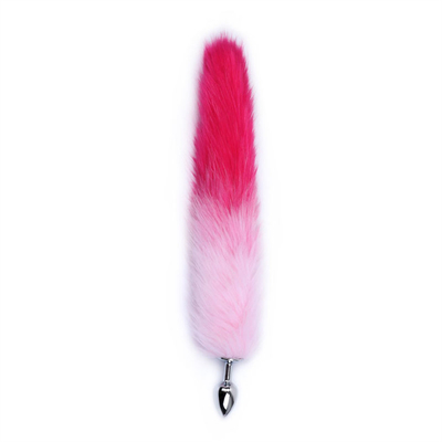 Cat Metal Butt Anal Plug Insert Fox Tail Anal Plug untuk Wanita