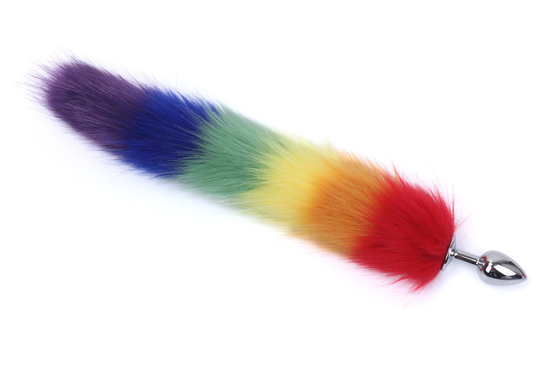 Cat Metal Butt Anal Plug Insert Fox Tail Anal Plug untuk Wanita
