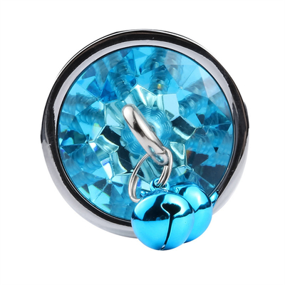 Anal Sex Toys Plug Butt Stainless Steel Crystal 3pcs Set Metal Anal Plug dengan Bell
