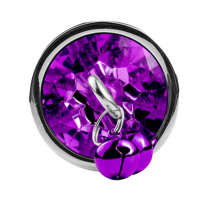 Anal Sex Toys Plug Butt Stainless Steel Crystal 3pcs Set Metal Anal Plug dengan Bell