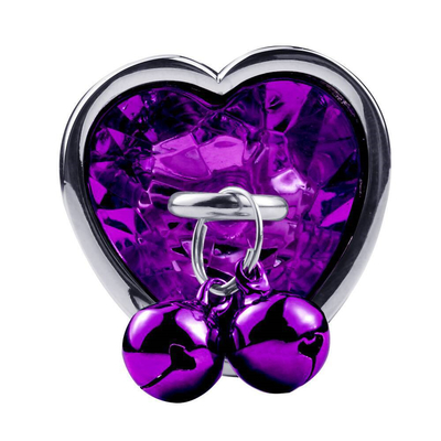 Ring Bell Butt Plug Anal mainan seks dengan rantai logam untuk pria dan wanita tahan air bahan berat kecil