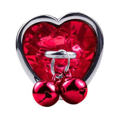 Ring Bell Butt Plug Anal mainan seks dengan rantai logam untuk pria dan wanita tahan air bahan berat kecil