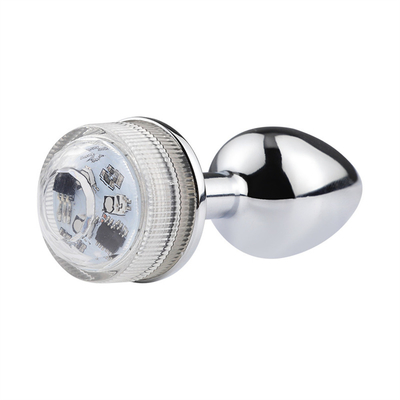 Mengubah warna Anus Pembesaran Anus Kaki Plug Dengan Remote Anal Light Up Plug Anal Plug Dengan Lampu Led