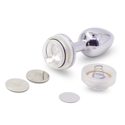 Mengubah warna Anus Pembesaran Anus Kaki Plug Dengan Remote Anal Light Up Plug Anal Plug Dengan Lampu Led