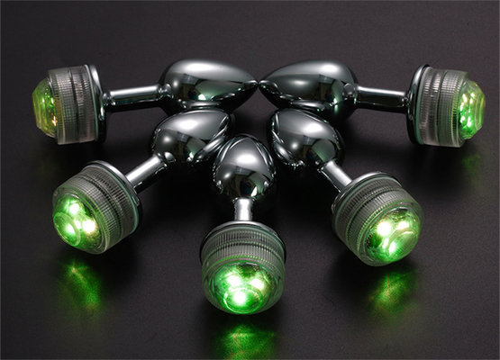 Mengubah warna Anus Pembesaran Anus Kaki Plug Dengan Remote Anal Light Up Plug Anal Plug Dengan Lampu Led