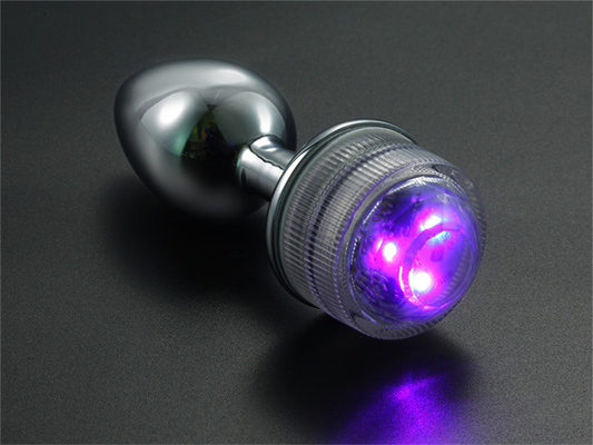 Mengubah warna Anus Pembesaran Anus Kaki Plug Dengan Remote Anal Light Up Plug Anal Plug Dengan Lampu Led