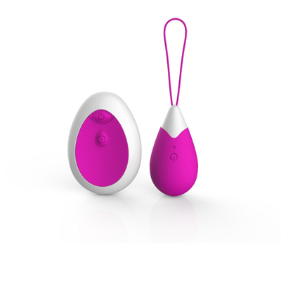 Silikon 10 Frekuensi Remote Control Jump Love Egg Vibrator