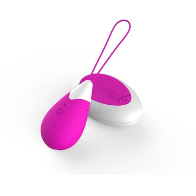 Silikon 10 Frekuensi Remote Control Jump Love Egg Vibrator