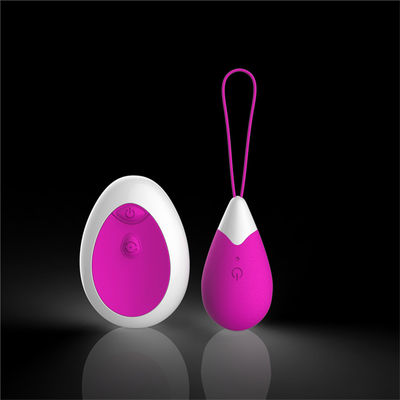 Silikon 10 Frekuensi Remote Control Jump Love Egg Vibrator