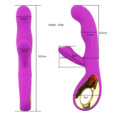 10 kecepatan Rechargeable Stimulator Klitoris Dewasa Intim Dewasa Sex Toy Untuk Wanita