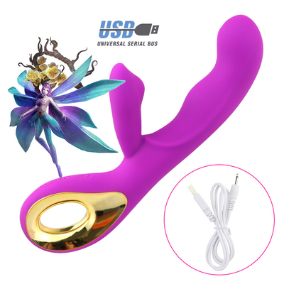 10 kecepatan Rechargeable Stimulator Klitoris Dewasa Intim Dewasa Sex Toy Untuk Wanita