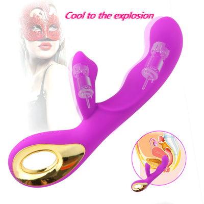 10 kecepatan Rechargeable Stimulator Klitoris Dewasa Intim Dewasa Sex Toy Untuk Wanita