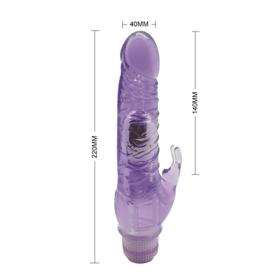Rabbit Glans Penis G-Spot Vibrator Alat Wanita Silicone Vibration Vibrating dildo
