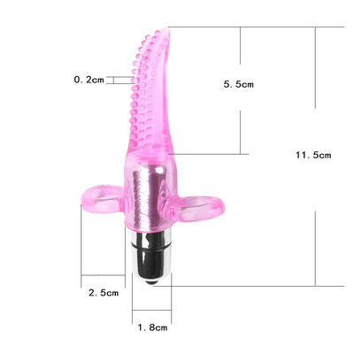 Vibrator bibir mulut lidah merangsang klitoris produk seks Vibrator lidah untuk wanita