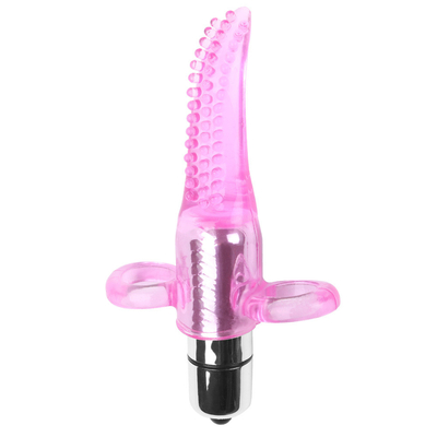 Vibrator bibir mulut lidah merangsang klitoris produk seks Vibrator lidah untuk wanita