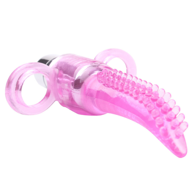 Vibrator bibir mulut lidah merangsang klitoris produk seks Vibrator lidah untuk wanita