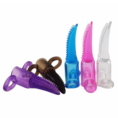 Vibrator bibir mulut lidah merangsang klitoris produk seks Vibrator lidah untuk wanita