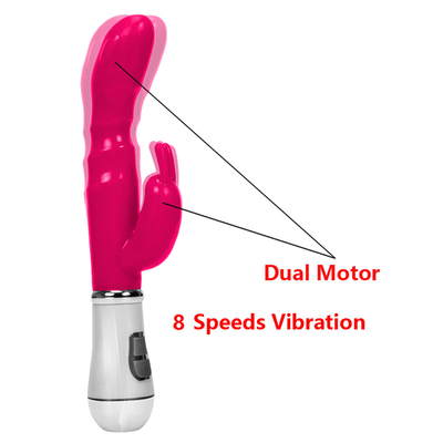Kelinci Vibrator Stimulator Klitoris Erotik mainan seks untuk wanita Masturbator G-spot pijat