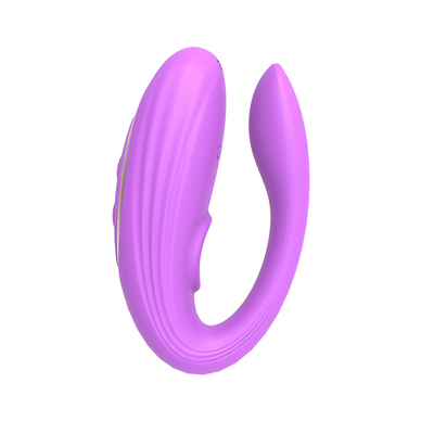 Tidak terlihat memakai alat pijat anal dan klitoris yang terbuat dari silikon medis bentuk U G spot vibrator mainan seks untuk wanita