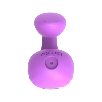 Tidak terlihat memakai alat pijat anal dan klitoris yang terbuat dari silikon medis bentuk U G spot vibrator mainan seks untuk wanita