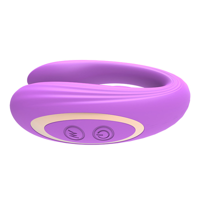 Tidak terlihat memakai alat pijat anal dan klitoris yang terbuat dari silikon medis bentuk U G spot vibrator mainan seks untuk wanita