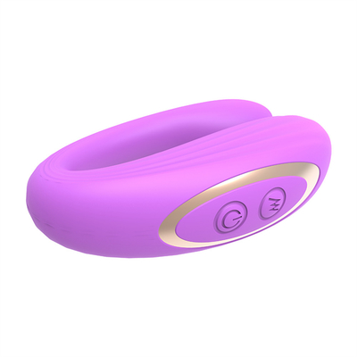 Tidak terlihat memakai alat pijat anal dan klitoris yang terbuat dari silikon medis bentuk U G spot vibrator mainan seks untuk wanita