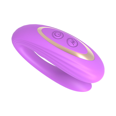 Tidak terlihat memakai alat pijat anal dan klitoris yang terbuat dari silikon medis bentuk U G spot vibrator mainan seks untuk wanita