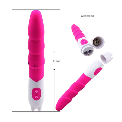 6 Speed Silicone Vibrator Mainan Seks Dengan Baterai Daya Daya Dildo Vibrator Untuk Wanita