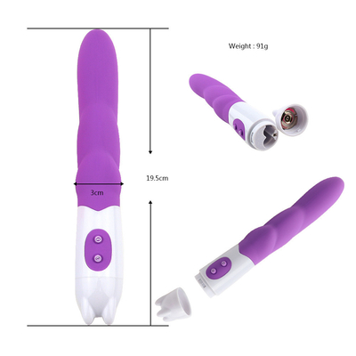 6 Speed Silicone Vibrator Mainan Seks Dengan Baterai Daya Daya Dildo Vibrator Untuk Wanita
