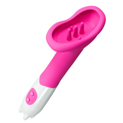 12 Kecepatan Vibrator Lidah Stimulator Klitoris Pompa Putri Puting Vagina Pijat Sikat