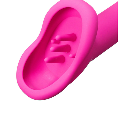 12 Kecepatan Vibrator Lidah Stimulator Klitoris Pompa Putri Puting Vagina Pijat Sikat