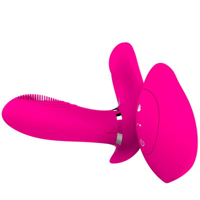 Produk Erotik Dewasa Panas Dildo Vibrator Dengan Remote Control Wearable Vibrator Untuk Wanita