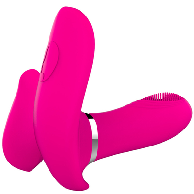 Produk Erotik Dewasa Panas Dildo Vibrator Dengan Remote Control Wearable Vibrator Untuk Wanita