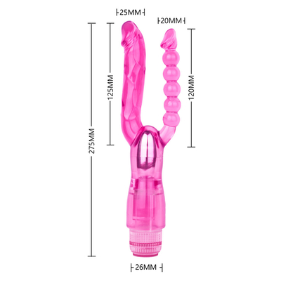 Mainan Seks Wanita Vibrator G-spot pijat Double Vibrator Untuk Wanita