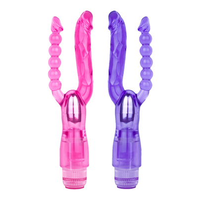 Mainan Seks Wanita Vibrator G-spot pijat Double Vibrator Untuk Wanita